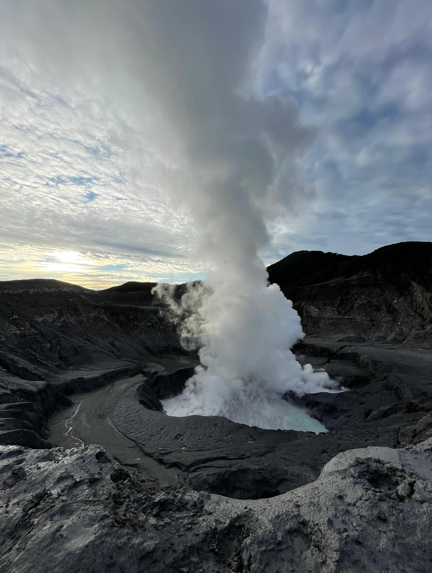 Poas Volcano view