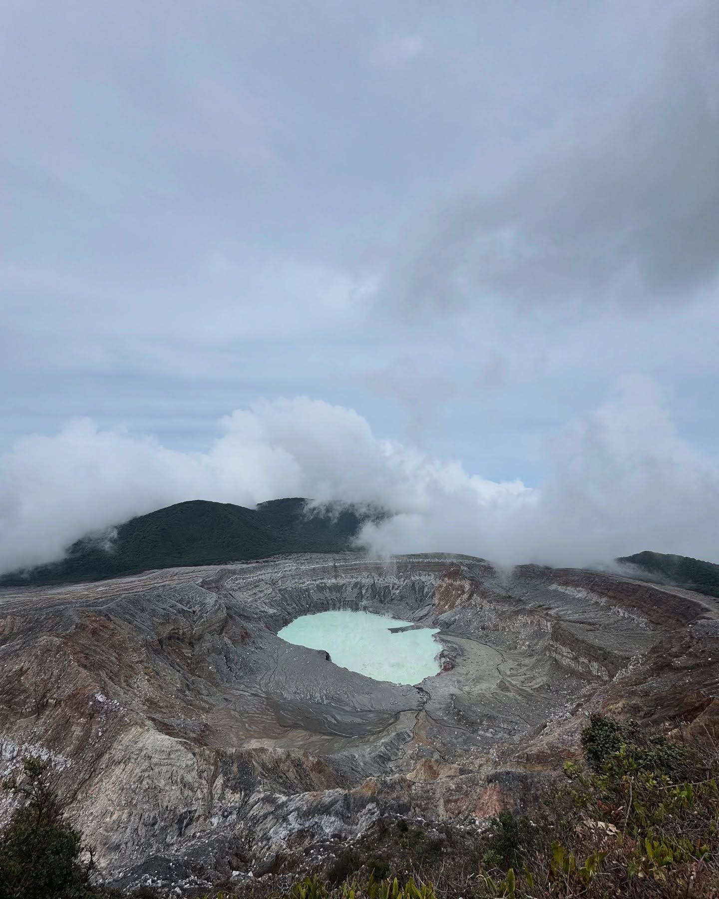 Poas Volcano view