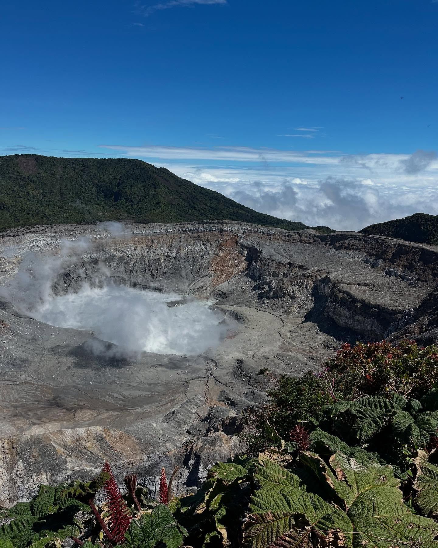 Poas Volcano view