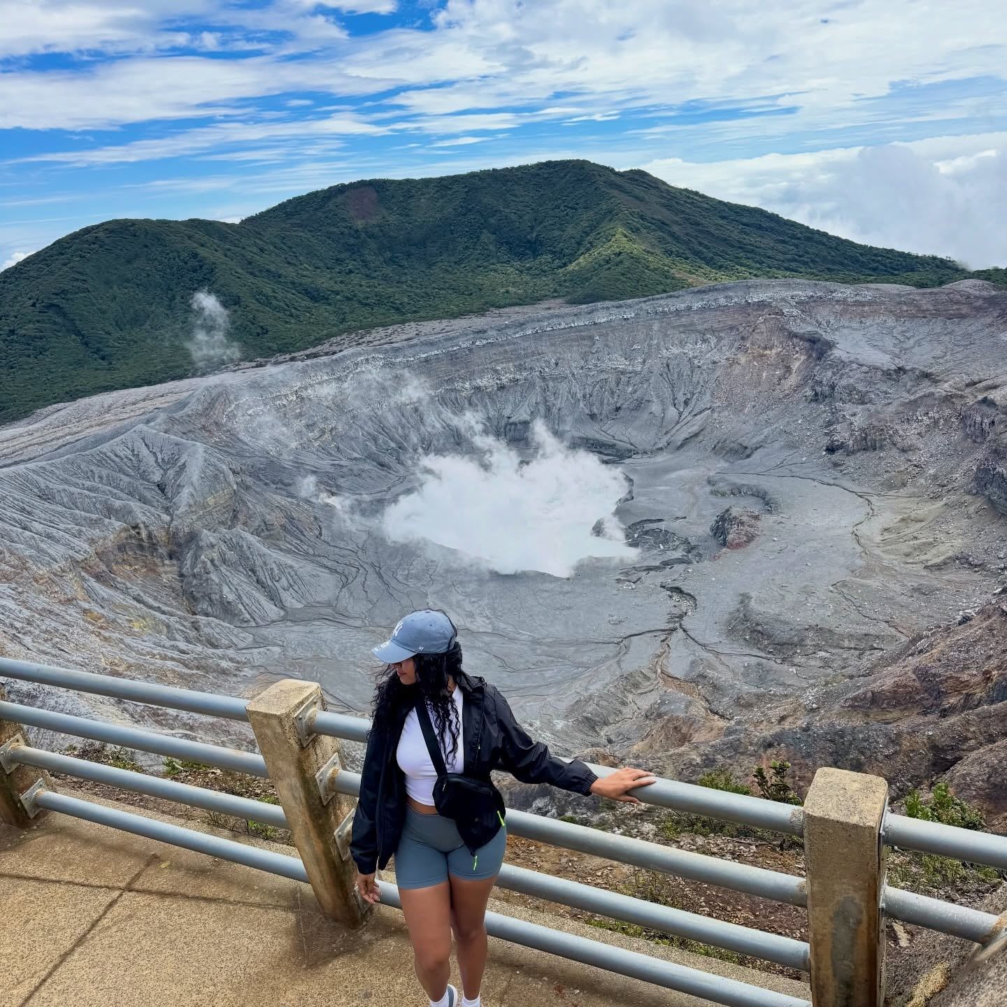 Poas Volcano tour visitor photo