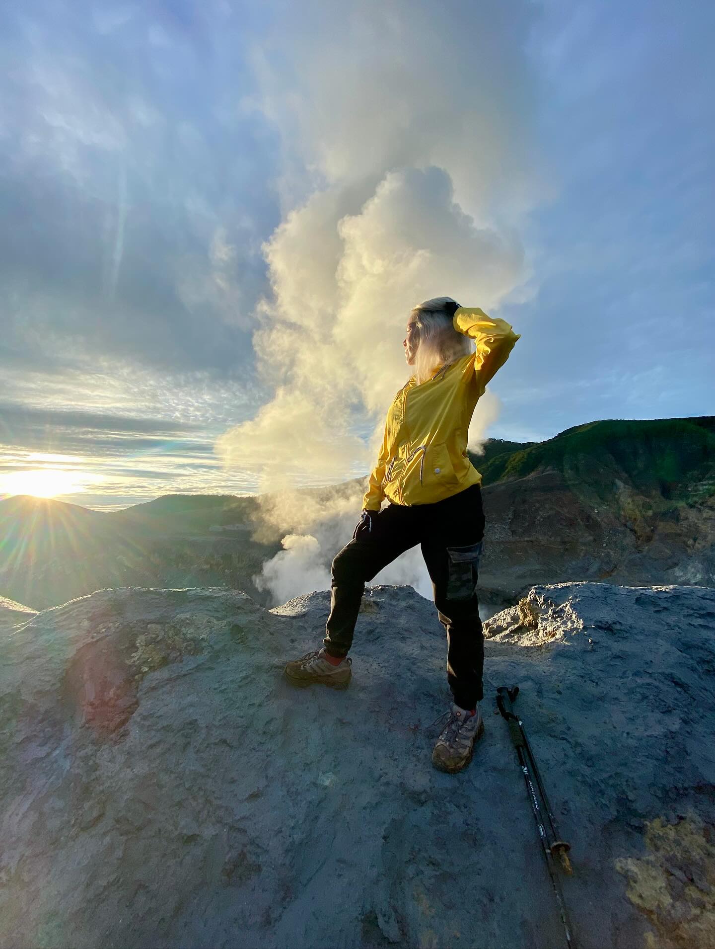 Poas Volcano tour visitor photo