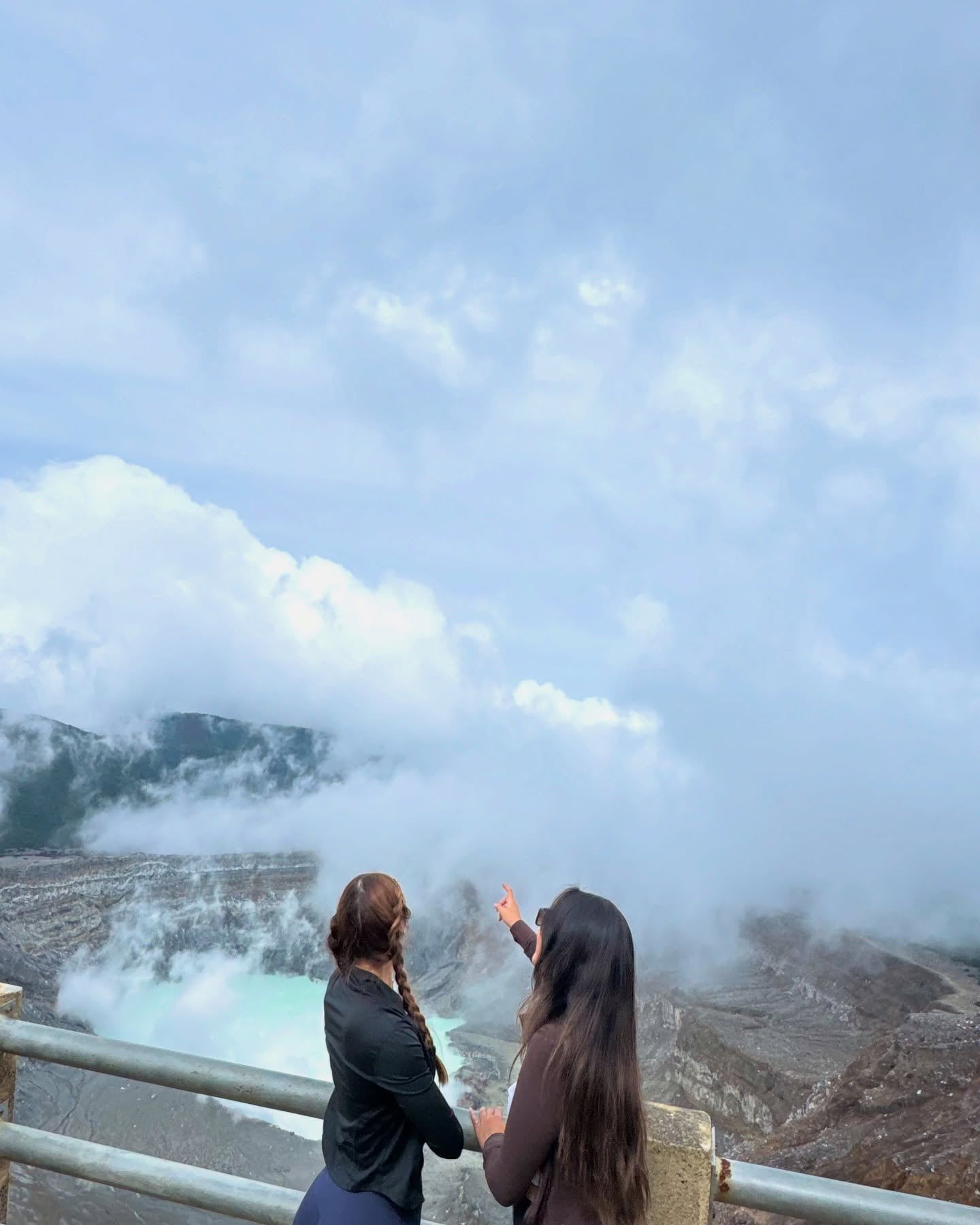 Poas Volcano tour visitor photo